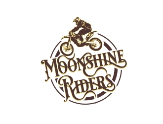 Moonshine Riders logo design by Roma