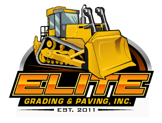 Elite Grading & Paving, Inc. logo design by THOR_