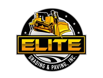 Elite Grading & Paving, Inc. logo design by DreamLogoDesign