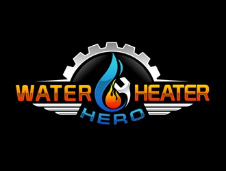 Water Heater Hero logo design by DreamLogoDesign