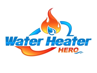 Water Heater Hero logo design by DreamLogoDesign