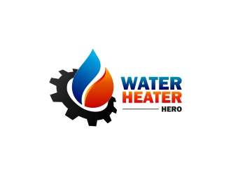 Water Heater Hero logo design by yunda