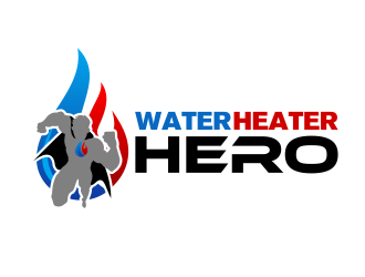 Water Heater Hero logo design by ingepro