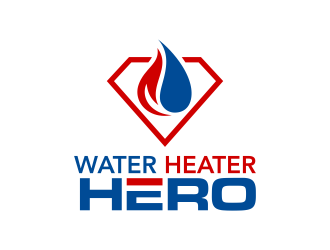Water Heater Hero logo design by ingepro