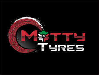 Motty Tyres logo design by ROSHTEIN