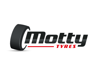 Motty Tyres logo design by spiritz