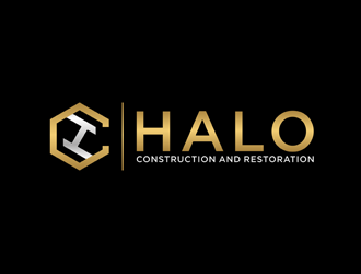 Halo Construction and Restoration logo design by bomie