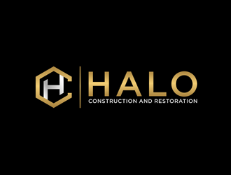 Halo Construction and Restoration logo design by bomie