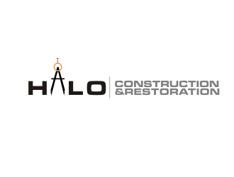 Halo Construction and Restoration logo design by rdbentar