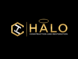 Halo Construction and Restoration logo design by bomie