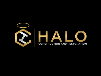 Halo Construction and Restoration logo design by bomie