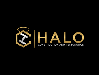 Halo Construction and Restoration logo design by bomie