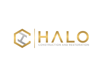 Halo Construction and Restoration logo design by bomie