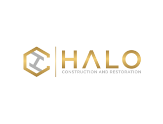 Halo Construction and Restoration logo design by bomie