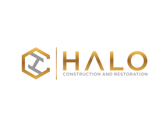 Halo Construction and Restoration logo design by bomie