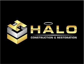 Halo Construction and Restoration logo design by cintoko