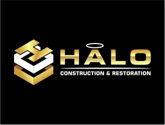 Halo Construction and Restoration logo design by cintoko