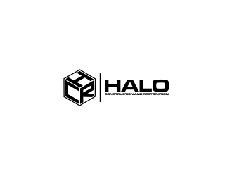 Halo Construction and Restoration logo design by Barkah