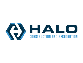 Halo Construction and Restoration logo design by akilis13