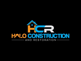 Halo Construction and Restoration logo design by fawadyk
