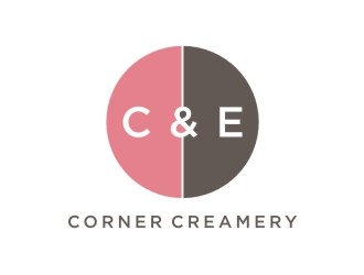 C & E Corner Creamery logo design by sabyan