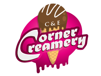 C & E Corner Creamery logo design by prodesign