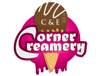 C & E Corner Creamery logo design by prodesign