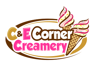 C & E Corner Creamery logo design by haze