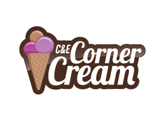 C & E Corner Creamery logo design by spiritz