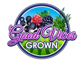 Good Vibes Grown logo design by DreamLogoDesign