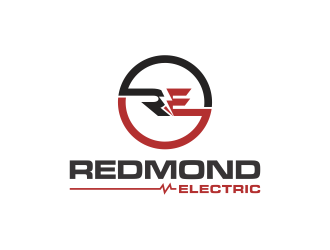 Redmond Electric logo design by BlessedArt
