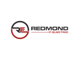 Redmond Electric logo design by BlessedArt