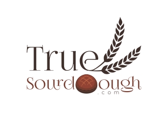 TrueSourdough.com logo design by rokenrol