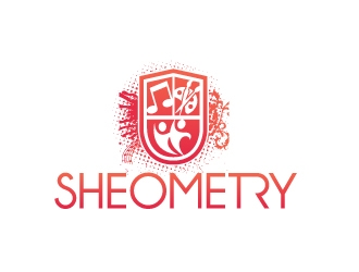 SHEOMETRY logo design by ElonStark