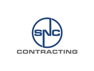 SNC CONTRACTING  logo design by johana