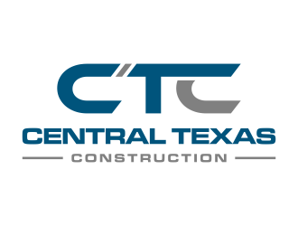 Central Texas Construction CTC logo design by dewipadi