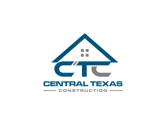 Central Texas Construction CTC logo design by dewipadi