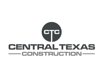 Central Texas Construction CTC logo design by Diancox