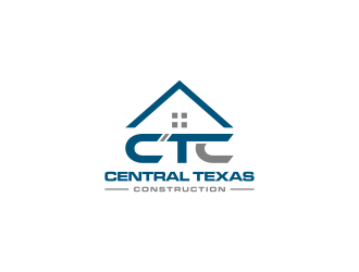 Central Texas Construction CTC logo design by dewipadi