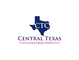 Central Texas Construction CTC logo design by johana