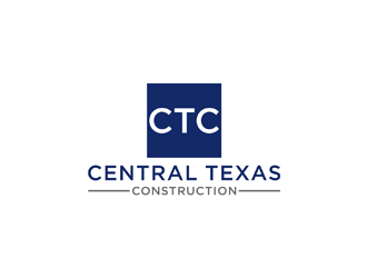 Central Texas Construction CTC logo design by johana