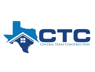 Central Texas Construction CTC logo design by ElonStark