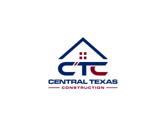 Central Texas Construction CTC logo design by dewipadi