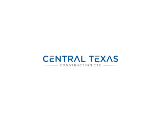 Central Texas Construction CTC logo design by L E V A R