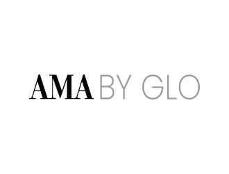 AMA BY GLO logo design by dibyo