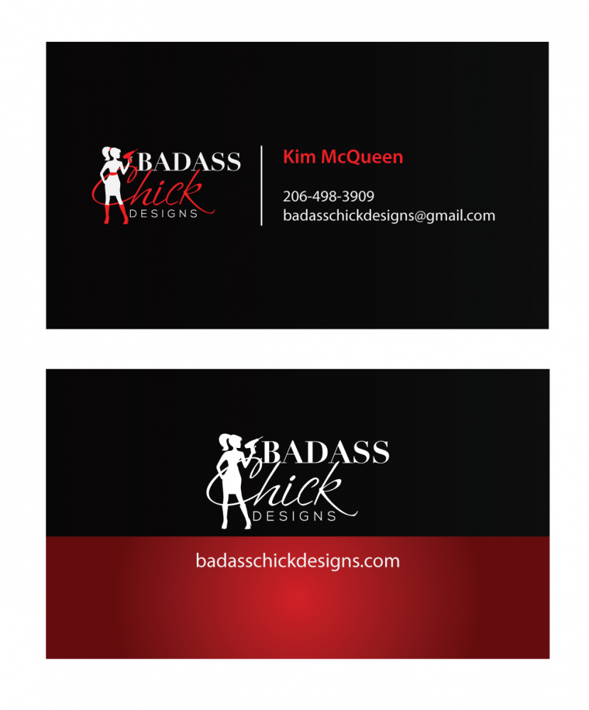 Badass Chick Designs logo design by Basu_Publication