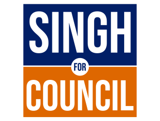 Singh for City Council logo design by schiena