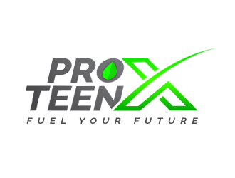 PRO-TEEN X logo design by spiritz