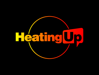 Heating Up (Podcast) logo design by denfransko