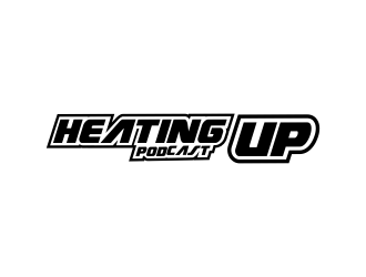 Heating Up (Podcast) logo design by giphone